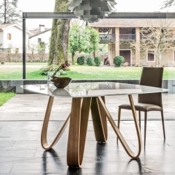 Tavolo Fisso Butterfly Glass Tonin Casa